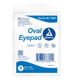 Dynarex® Oval Eye Pads, Sterile (BX/50)