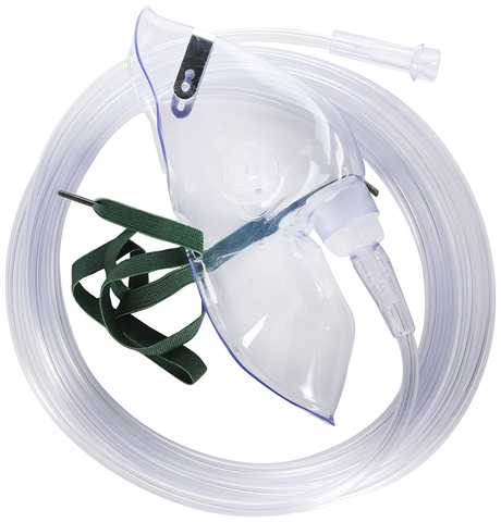 Med-Tech Resource (MTR) Elongated Concentrated Oxygen Mask, Medium, Adult (multiple options)