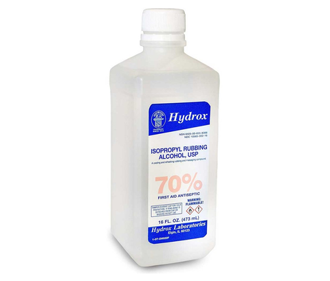 Hydrox Laboratories Isopropyl Alcohol 70%, 16 oz. Bottle (ea)