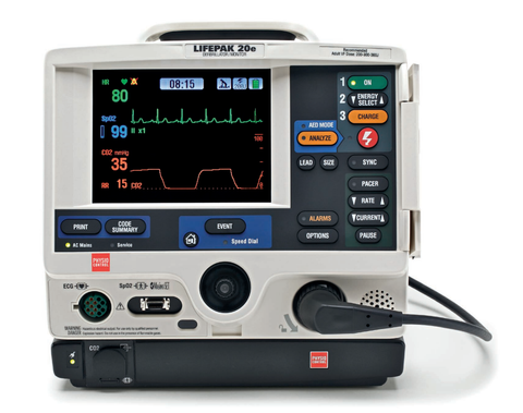 Physio-Control LIFEPAK® 20e Defibrillator, Recertified (multiple options)