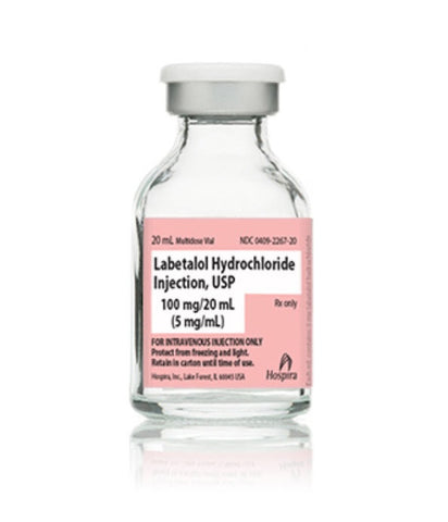 Labetalol Hydrochloride Vial, 100mg, 20mL (ea)