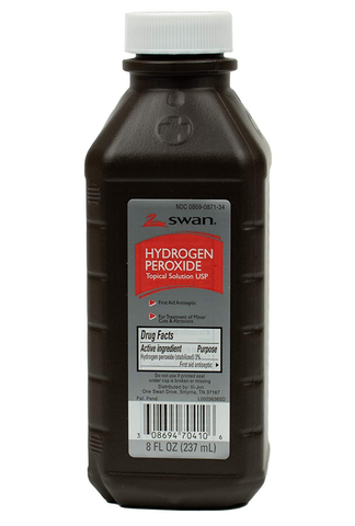 Medique Swan™ Hydrogen Peroxide Solution 3%, 8 oz. Bottle (ea)