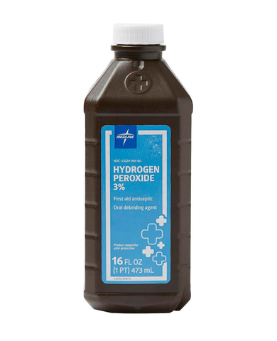 Medline Hydrogen Peroxide 3%, 16 oz. Bottle (ea)