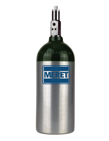 MERET® Aluminum M9 Oxygen Cylinder Tank (ea)