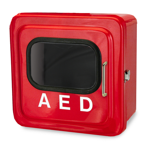Allied Outdoor AED Cabinet without Audible Alarm or Strobe Light, Red (ea)