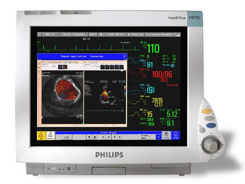 Philips IntelliVue MP70 Patient Monitor, Recertified