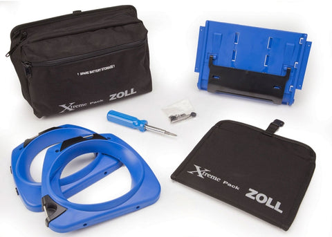 ZOLL Xtreme Pack II Case, Molded Rubber Case with Rear & Side Pockets (ea)