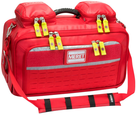 Professional EMS Moulage Kit w/Hard Carrying Case, Red
