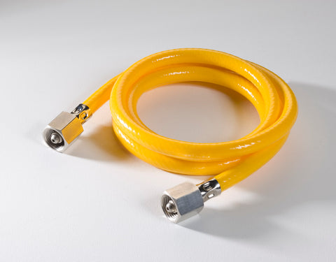 Yellow Air Hose With 2 DISS, 6ft, Caretech