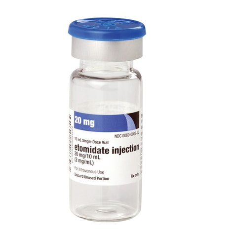 Etomidate (Amidate) 2mg/ml, 10ml Vial