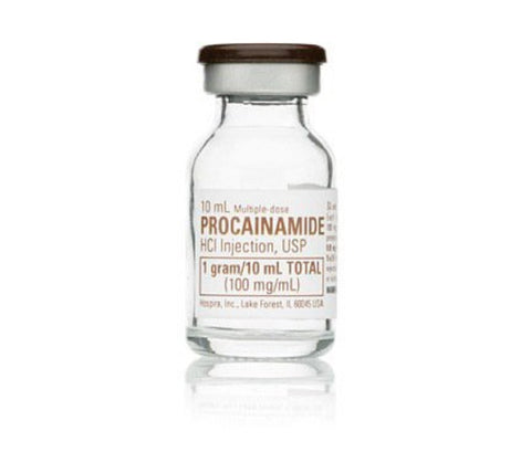 Procainamide HCl 100 mg/ml, 10mL MDV