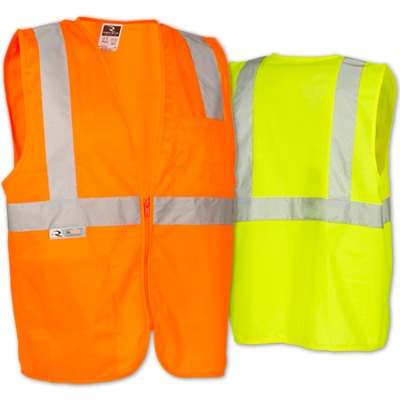 Radwear Economy Knit Safety Vest with Zipper