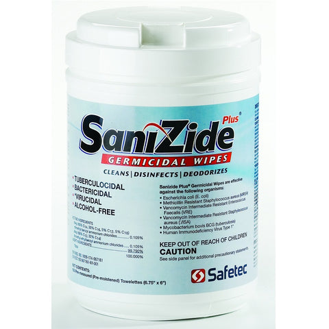 SaniZide Plus Germicidal Wipes, 40ct.