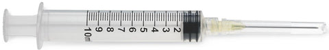 Medline 10cc Luer Lock Syringe w/Needle (Multiple Sizes)