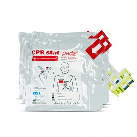 ZOLL® CPR Stat-Padz® HVP M/F Electrodes, Adult (pair)